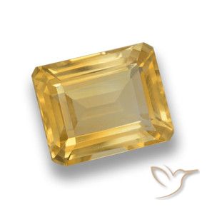4.32克拉天然黄水晶，八边形，VVS