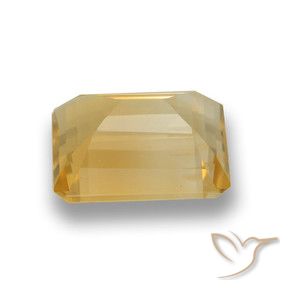 4.32克拉天然黄水晶，八边形，VVS