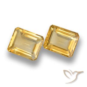 7.28克拉天然黄水晶，八边形，VVS-VS