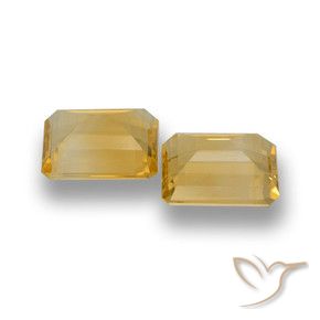 7.28克拉天然黄水晶，八边形，VVS-VS