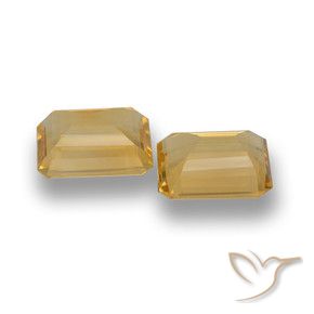 7.24克拉天然黄水晶，八边形，VVS-VS