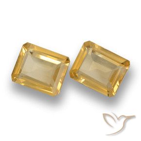 6.77克拉天然黄水晶，八边形，VVS-VS