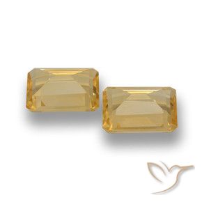 6.77克拉天然黄水晶，八边形，VVS-VS