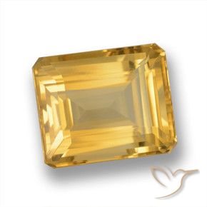 7.28克拉天然黄水晶，八边形，VVS-VS