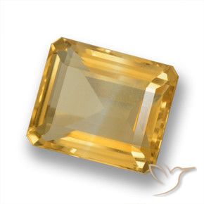 5.88克拉天然黄水晶，八边形，VVS-VS