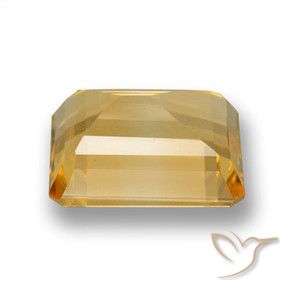 5.88克拉天然黄水晶，八边形，VVS-VS
