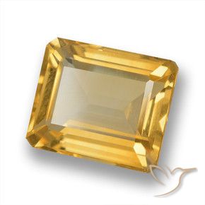 5.93克拉天然黄水晶，八边形，VVS-VS
