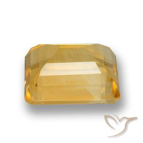 5.93克拉天然黄水晶，八边形，VVS-VS