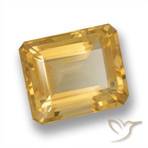 6.04克拉天然黄水晶，八边形，VVS-VS