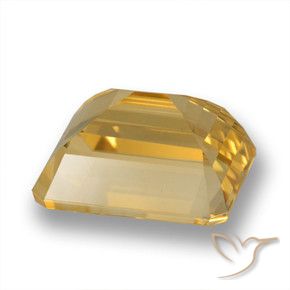6.04克拉天然黄水晶，八边形，VVS-VS