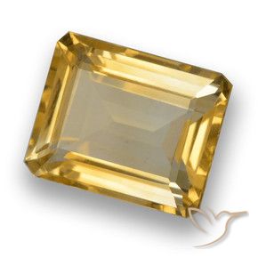 4.36克拉天然黄水晶，八边形，VVS
