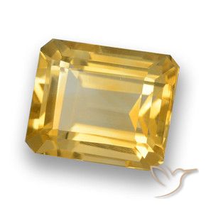 4.50克拉天然黄水晶，八边形，VVS-VS
