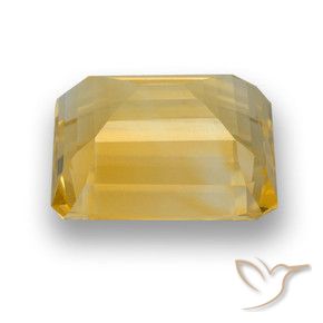 4.46克拉天然黄水晶，八边形，VVS