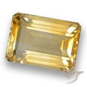 8.68克拉天然黄水晶，八边形，VVS-VS