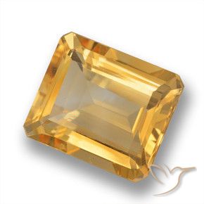 5.42克拉天然黄水晶，八边形，VS