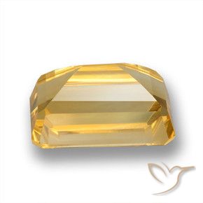 4.95克拉天然黄水晶，八边形，VVS