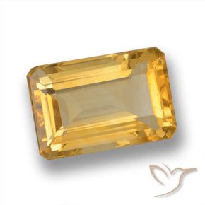 4.09克拉天然黄水晶，八边形，VVS-VS