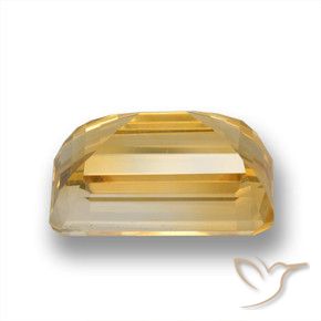 4.09克拉天然黄水晶，八边形，VVS-VS