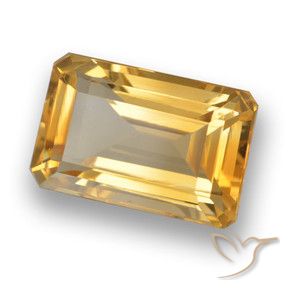 4.65克拉天然黄水晶，八边形，VVS-VS