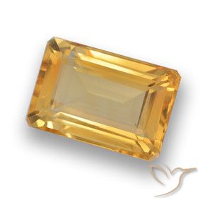 4.37克拉天然黄水晶，八边形，VVS-VS