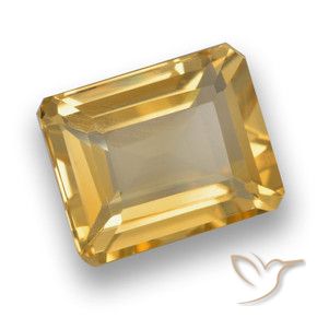 4.41克拉天然黄水晶，八边形，VVS