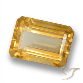 6.26克拉天然黄水晶，八边形，VVS-VS