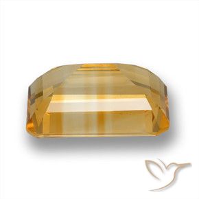 6.37克拉天然黄水晶，八边形，VVS-VS