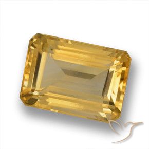 7.86克拉天然黄水晶，八边形，VVS-VS