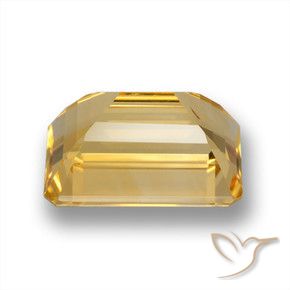7.63克拉天然黄水晶，八边形，VVS-VS