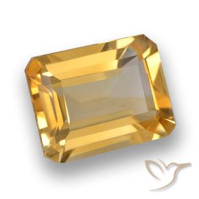 3.76克拉天然黄水晶，八边形，VVS-VS