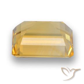 4.16克拉天然黄水晶，八边形，VVS