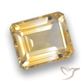 4.15克拉天然黄水晶，八边形，VVS