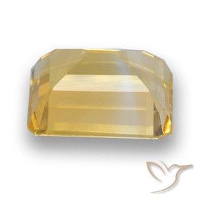 4.15克拉天然黄水晶，八边形，VVS