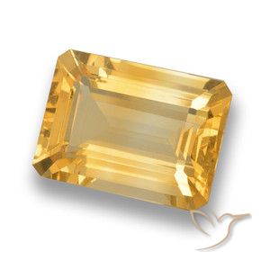 7.40克拉天然黄水晶，八边形，VVS-VS