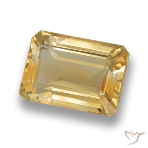 7.85克拉天然黄水晶，八边形，VVS-VS