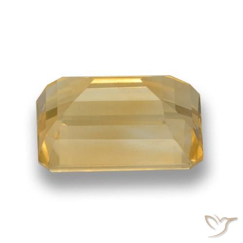 7.85克拉天然黄水晶，八边形，VVS-VS