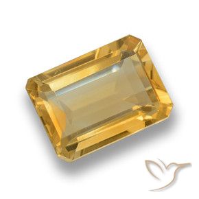 6.64克拉天然黄水晶，八边形，VVS-VS