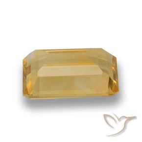 6.64克拉天然黄水晶，八边形，VVS-VS