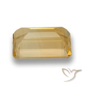 7.22克拉天然黄水晶，八边形，VVS-VS
