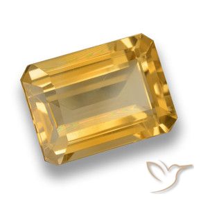 6.79克拉天然黄水晶，八边形，VVS-VS