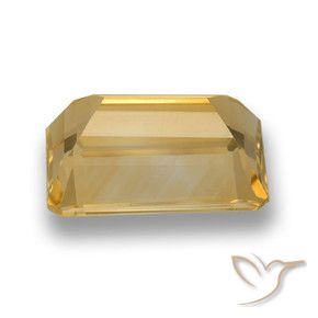 6.63克拉天然黄水晶，八边形，VVS-VS