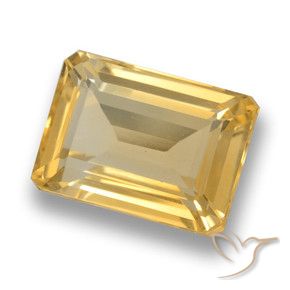 7.98克拉天然黄水晶，八边形，VVS-VS