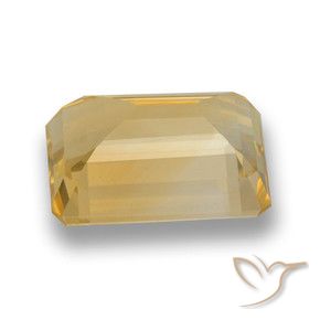 7.98克拉天然黄水晶，八边形，VVS-VS