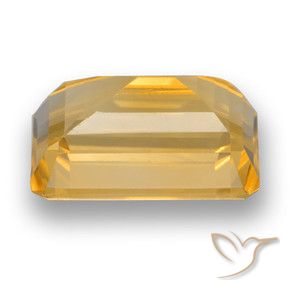4.29克拉天然黄水晶，八边形，VVS-VS