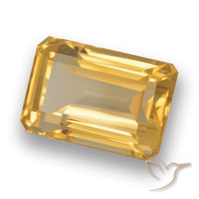 5.68克拉天然黄水晶，八边形，VVS-VS
