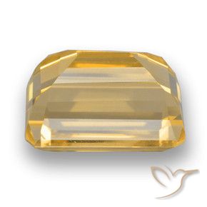 5.68克拉天然黄水晶，八边形，VVS-VS