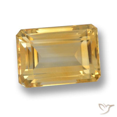 8.66ct 天然 黄金色 黄水晶, 祖母绿式切割, VVS