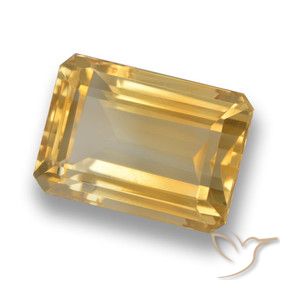 8.66克拉天然黄水晶，八边形，VVS