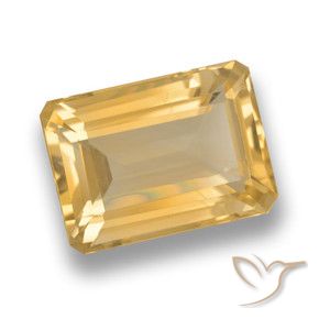 7.50克拉天然黄水晶，八边形，VVS