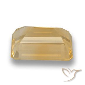 7.50克拉天然黄水晶，八边形，VVS